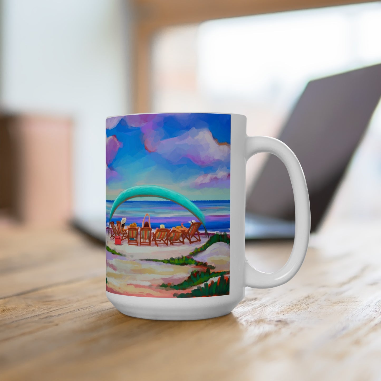 Big Trouble on Sullivan's Island Cover Art Ceramic Mug - 15oz