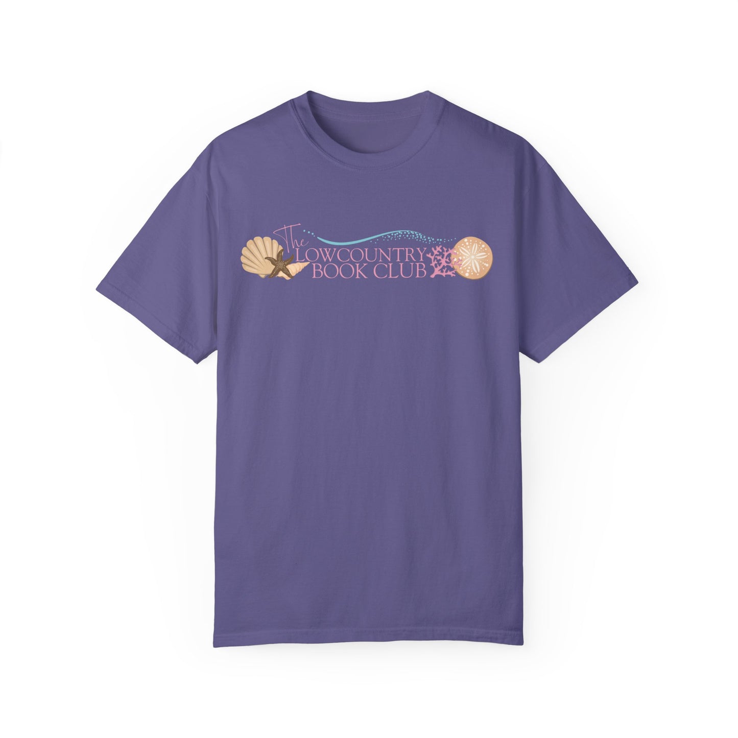 The Lowcountry Book Club Short Sleeve Comfort Colors Tee