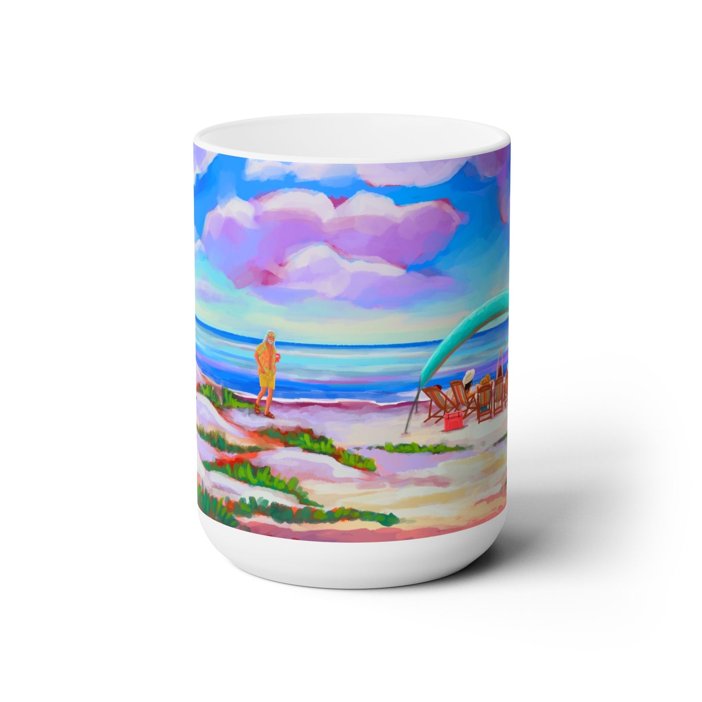 Big Trouble on Sullivan's Island Cover Art Ceramic Mug - 15oz
