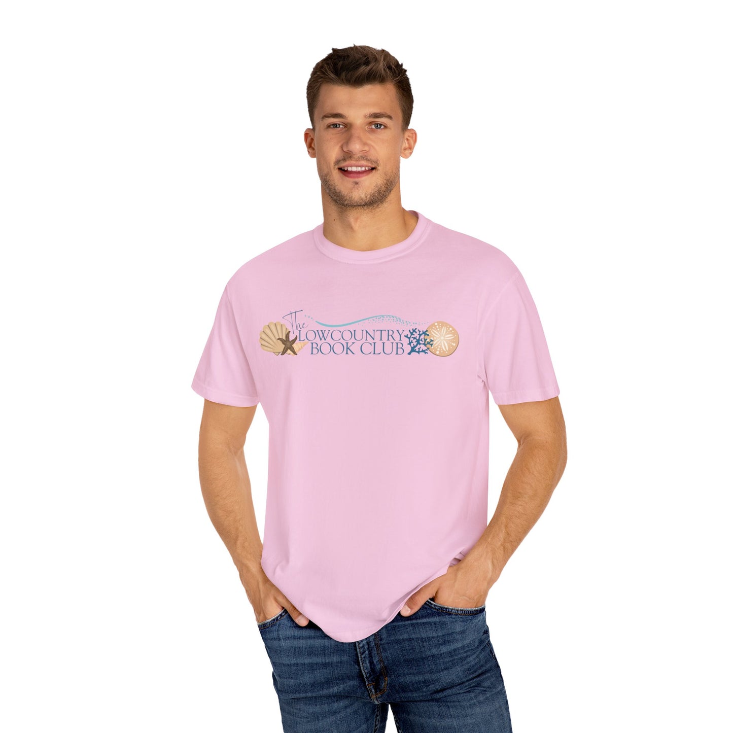 The Lowcountry Book Club Short Sleeve Comfort Colors Tee