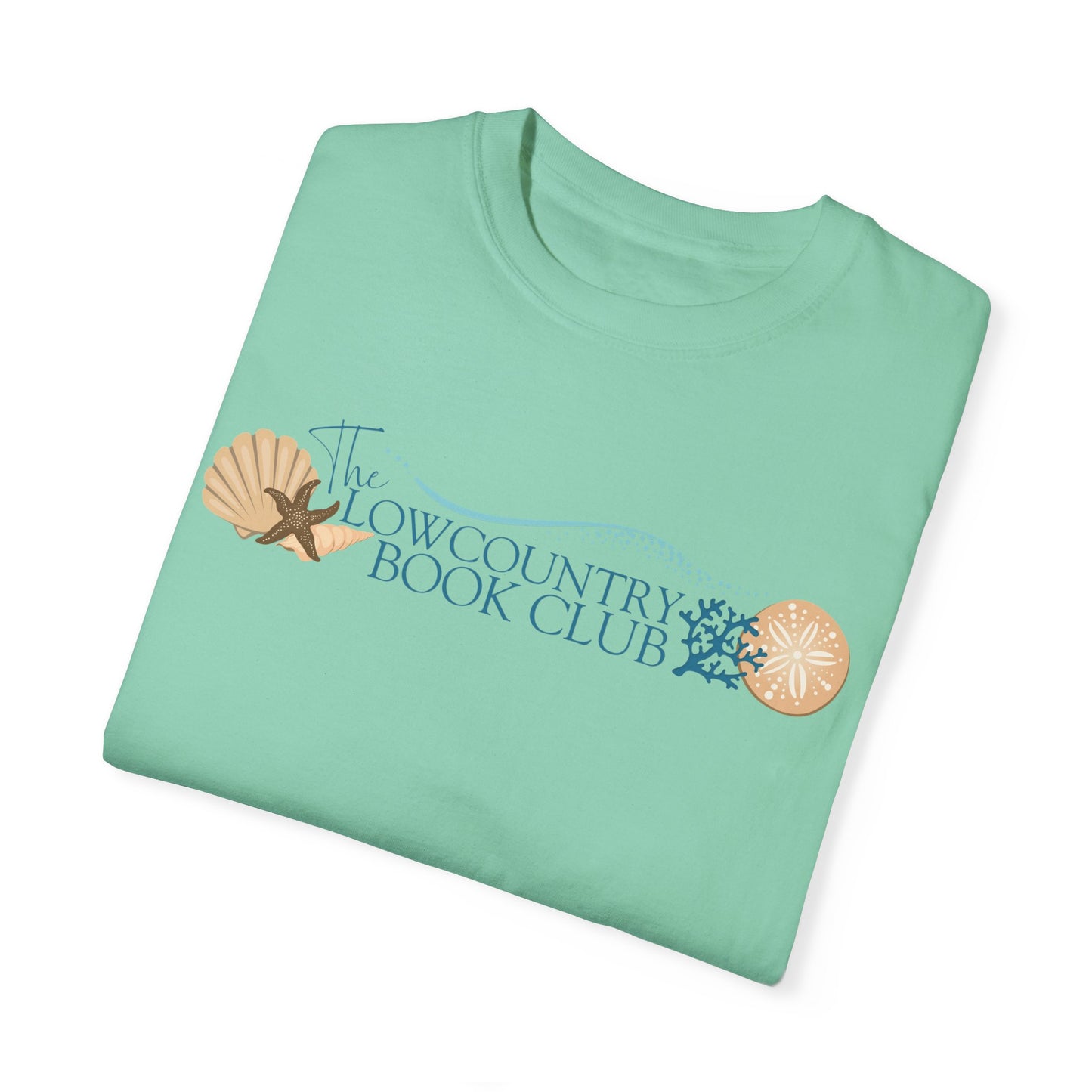 The Lowcountry Book Club Short Sleeve Comfort Colors Tee
