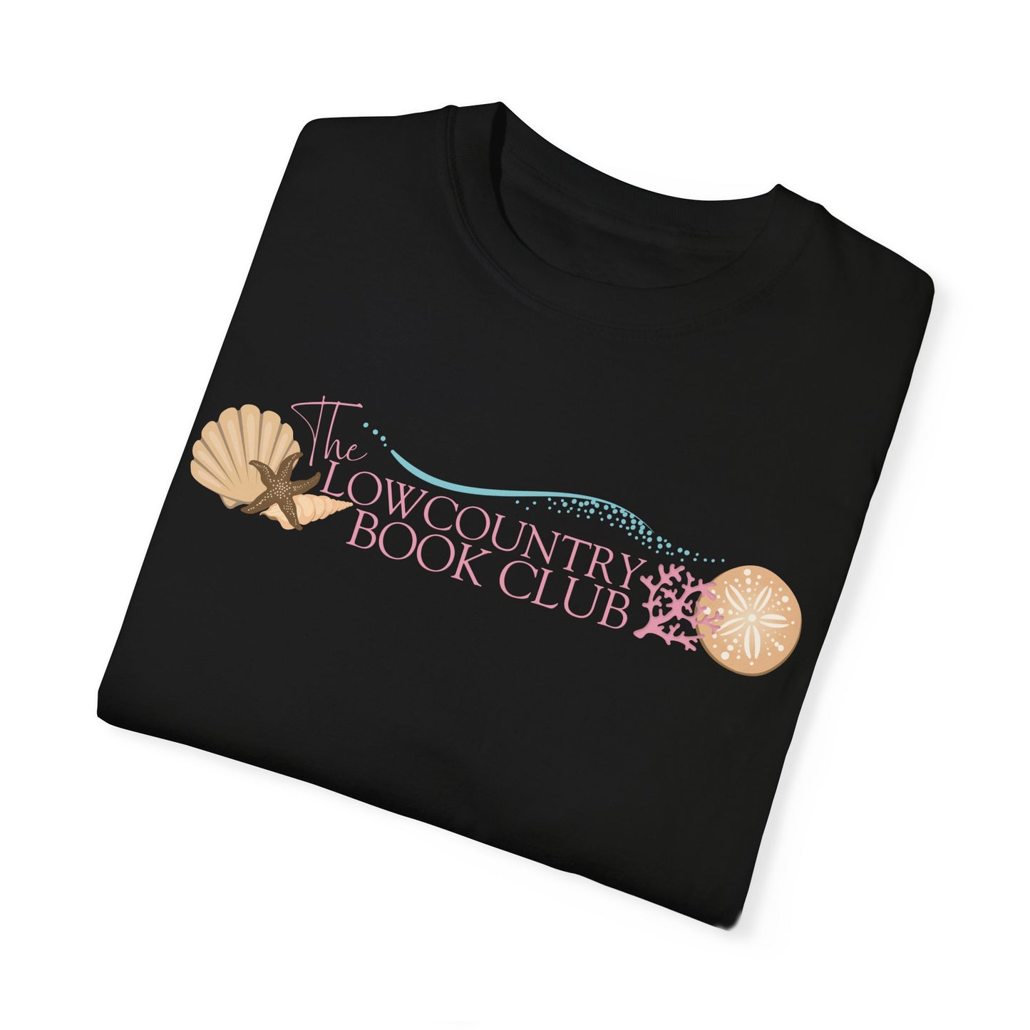 The Lowcountry Book Club Short Sleeve Comfort Colors Tee