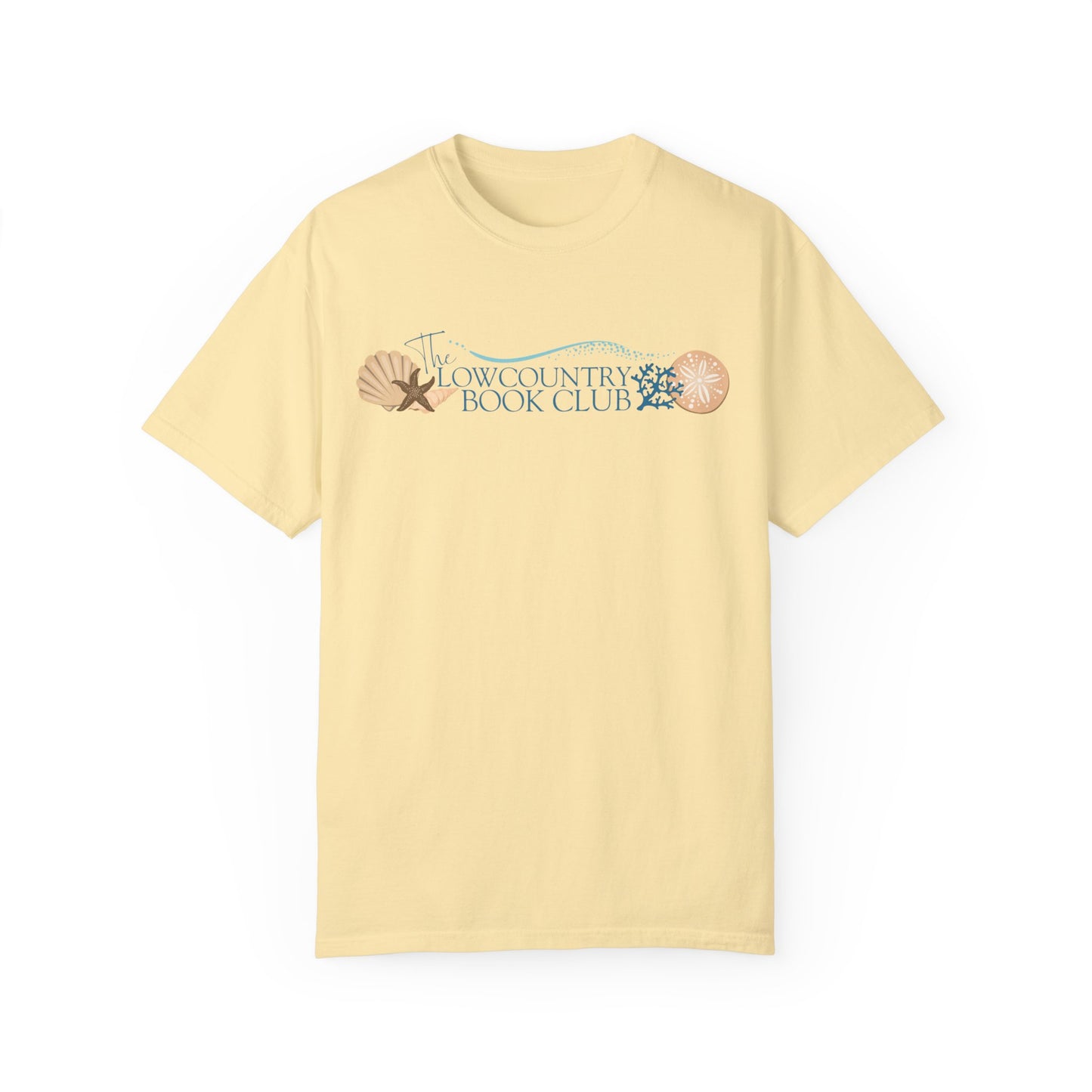The Lowcountry Book Club Short Sleeve Comfort Colors Tee