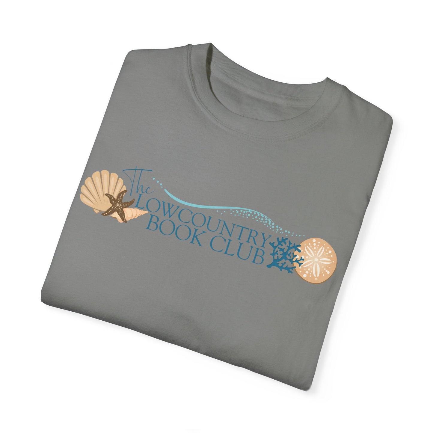 The Lowcountry Book Club Short Sleeve Comfort Colors Tee