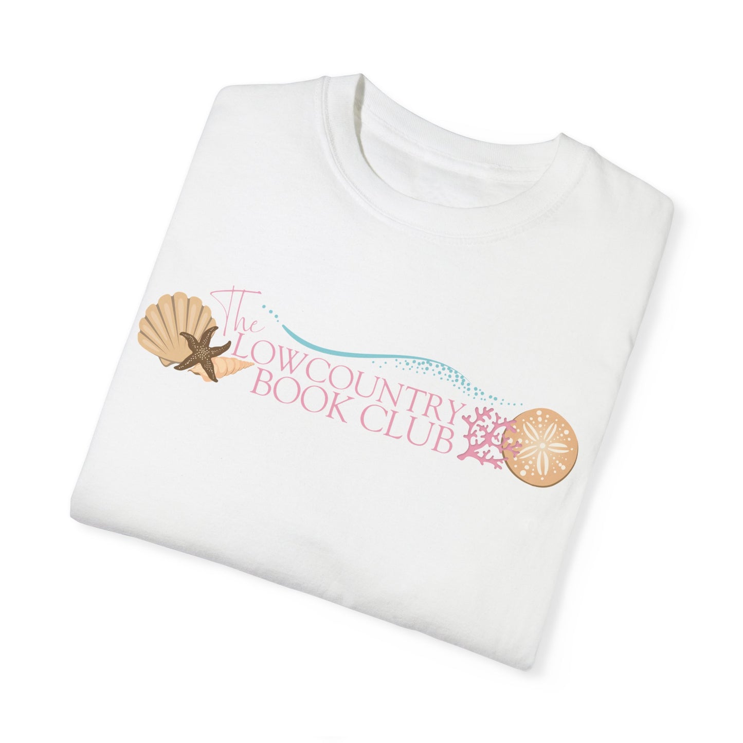 The Lowcountry Book Club Short Sleeve Comfort Colors Tee