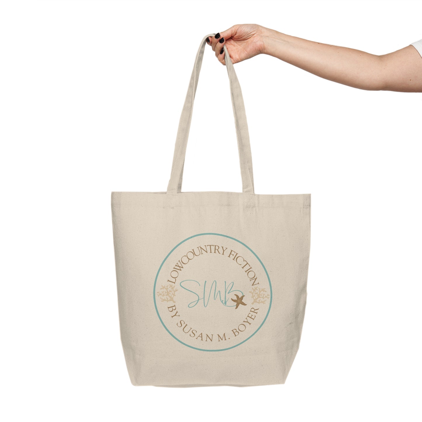 Lowcountry Fiction by Susan M. Boyer Canvas Shopping Tote