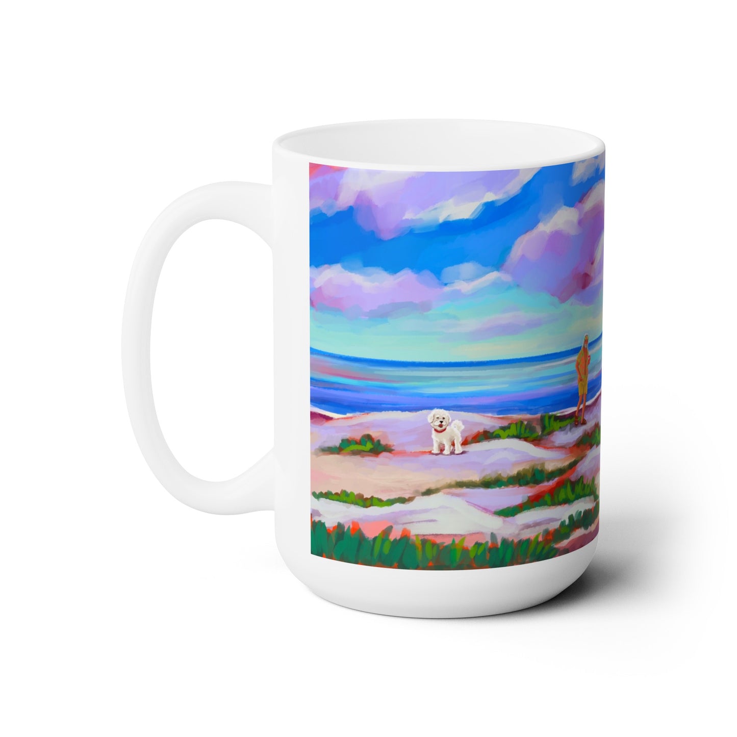 Big Trouble on Sullivan's Island Cover Art Ceramic Mug - 15oz