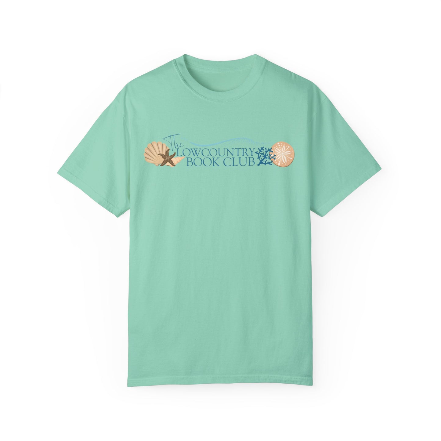 The Lowcountry Book Club Short Sleeve Comfort Colors Tee