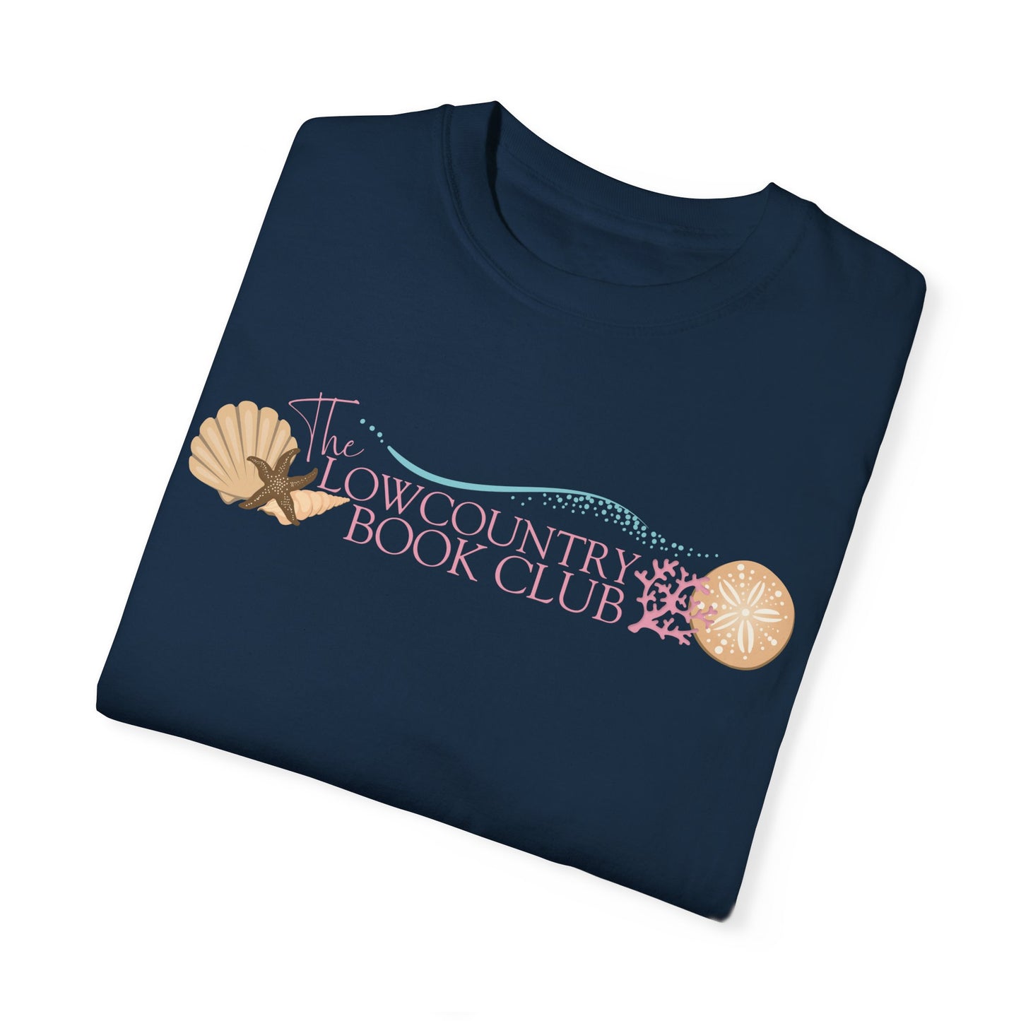 The Lowcountry Book Club Short Sleeve Comfort Colors Tee