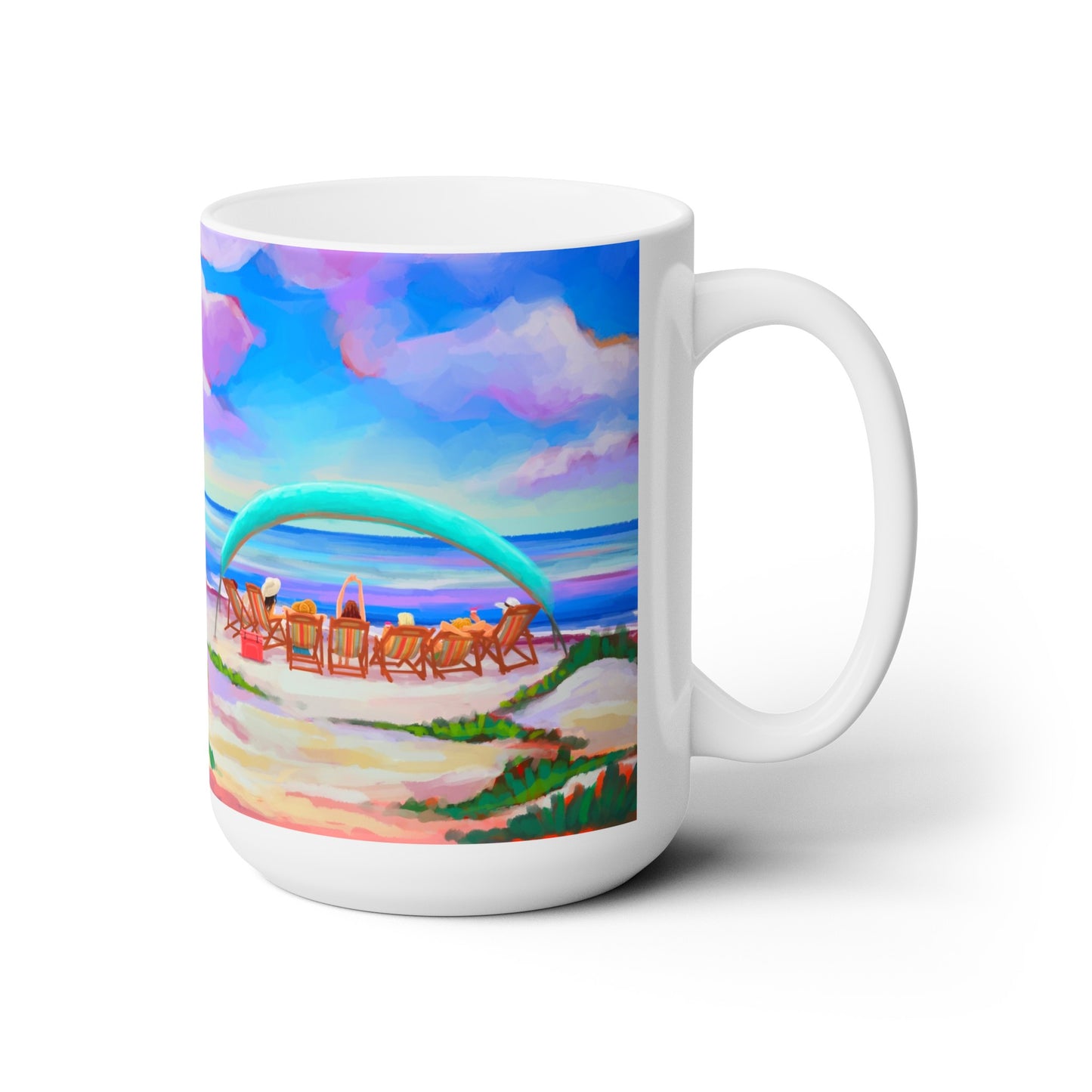 Big Trouble on Sullivan's Island Cover Art Ceramic Mug - 15oz
