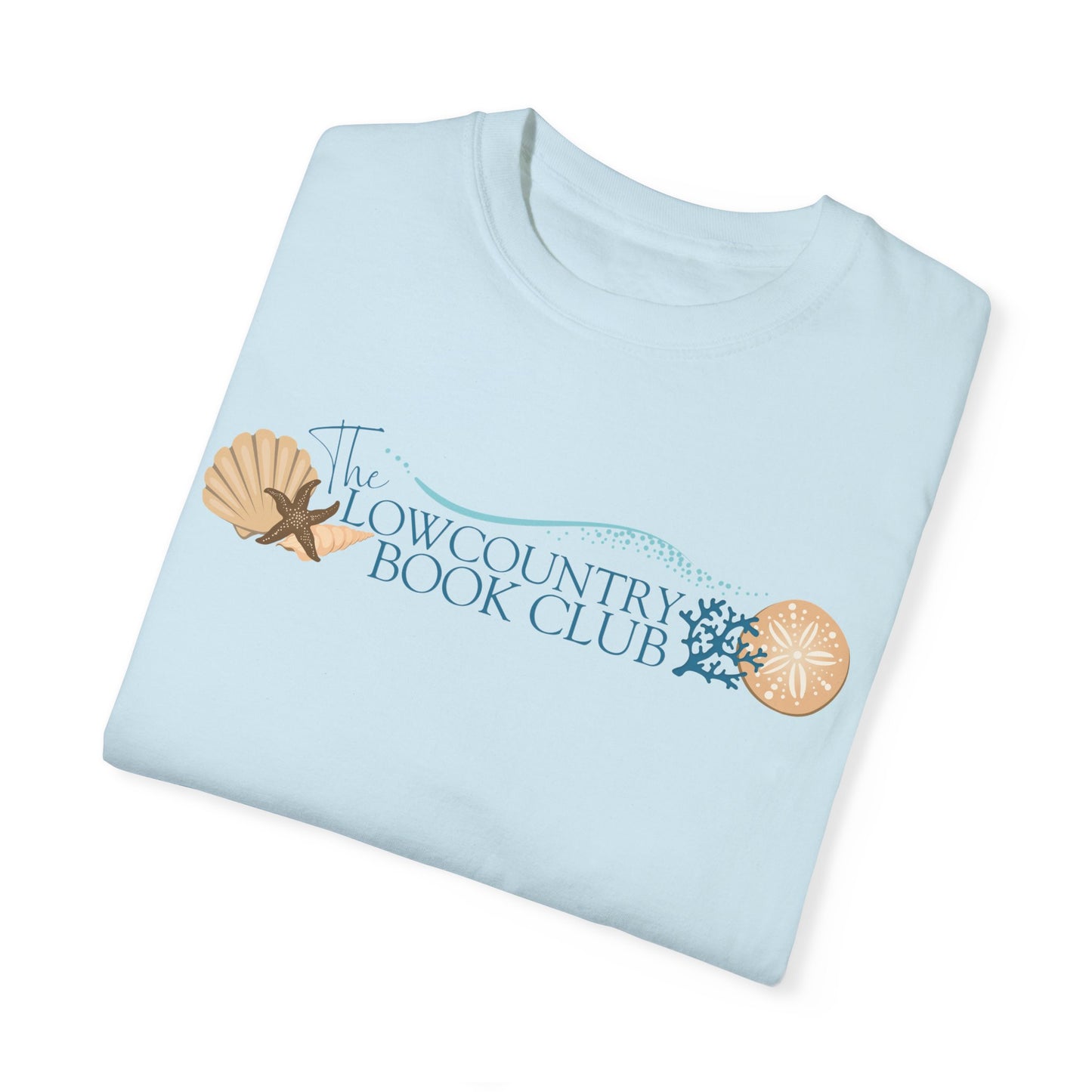The Lowcountry Book Club Short Sleeve Comfort Colors Tee