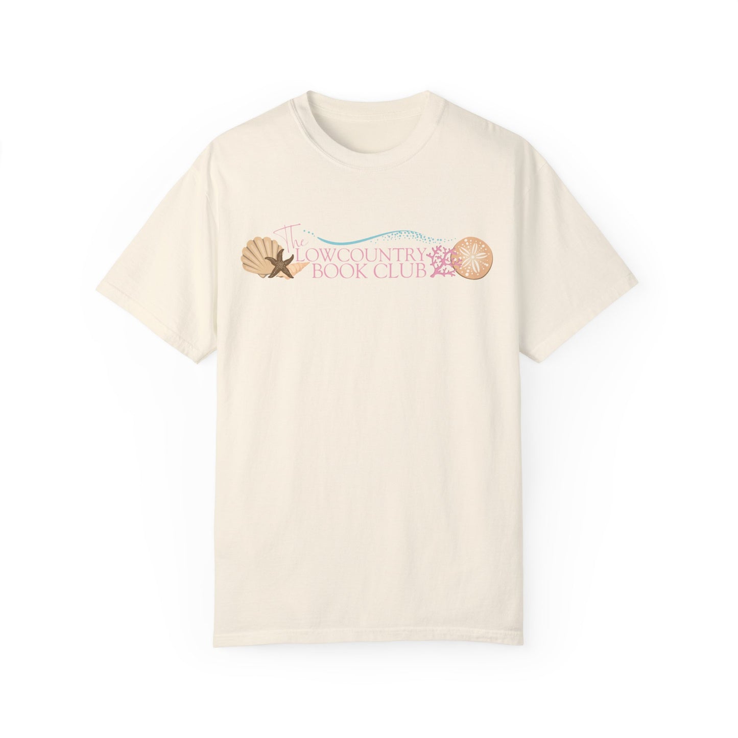 The Lowcountry Book Club Short Sleeve Comfort Colors Tee