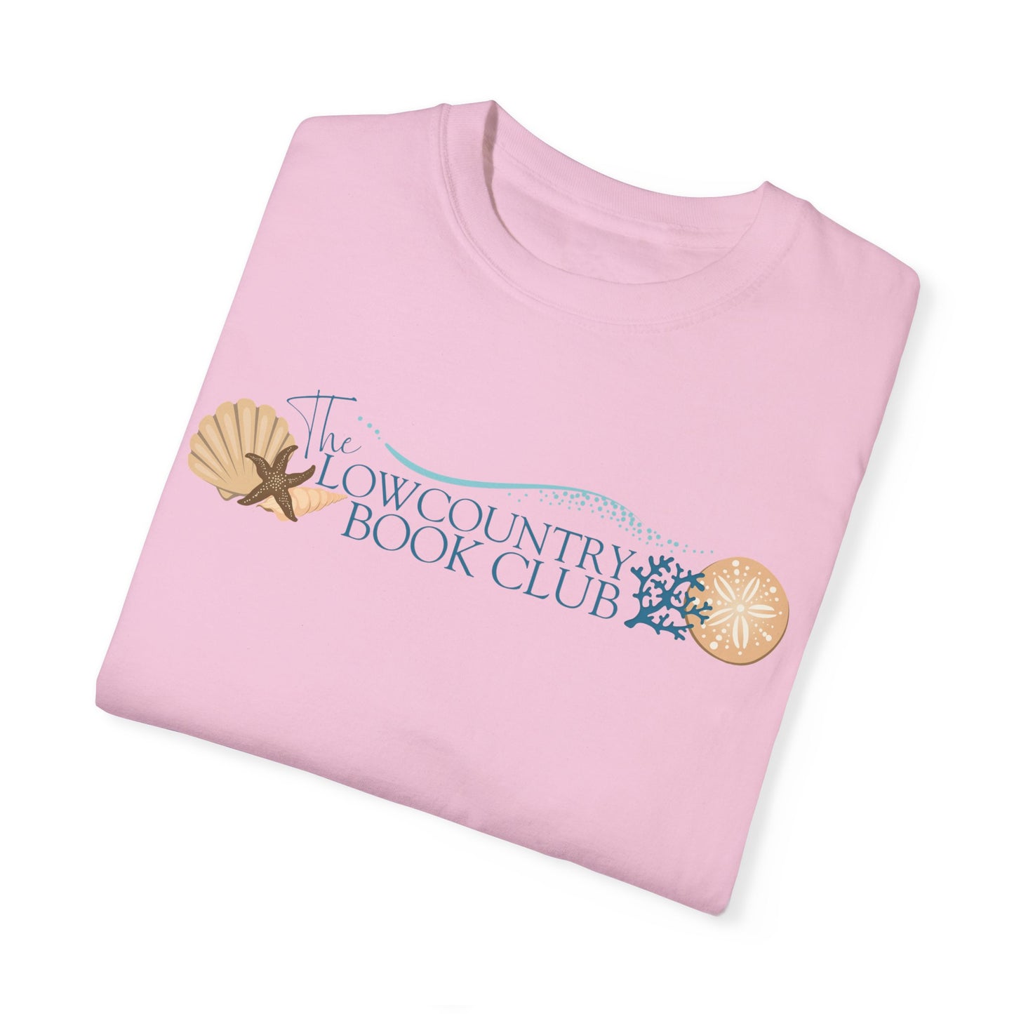 The Lowcountry Book Club Short Sleeve Comfort Colors Tee
