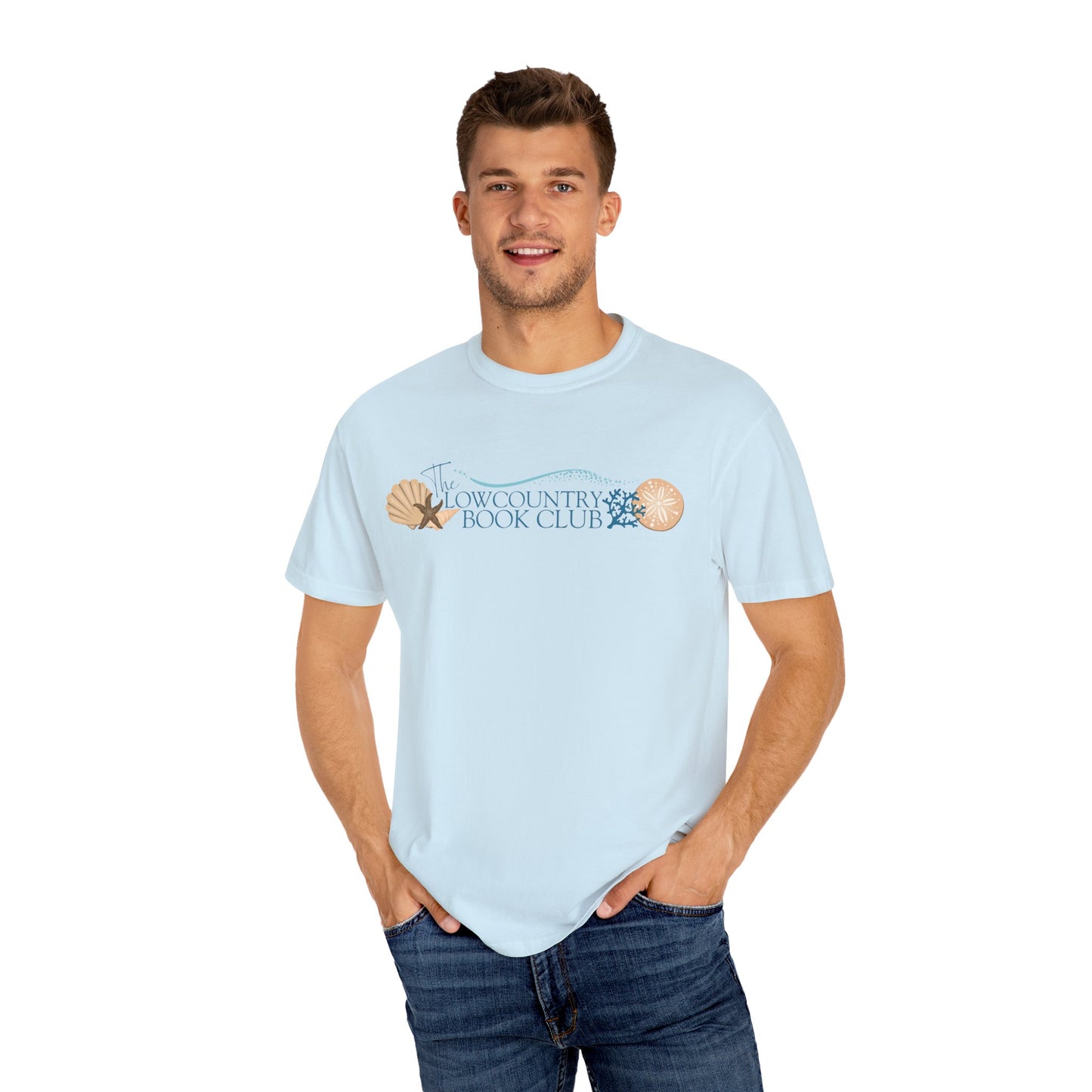 The Lowcountry Book Club Short Sleeve Comfort Colors Tee