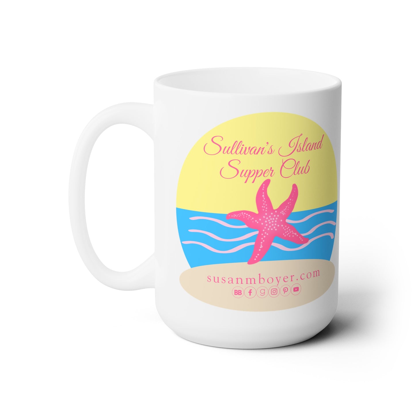 Sullivan's Island Supper Club Ceramic Mug - 15oz