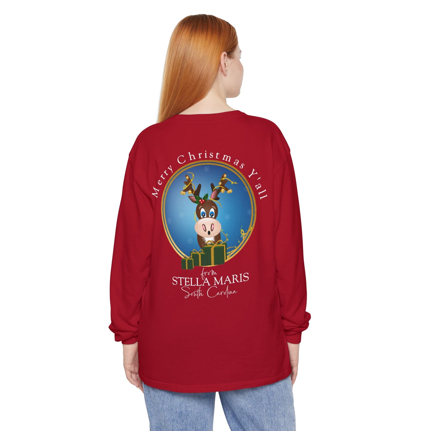 Claude The Reindeer Long Sleeve Tee