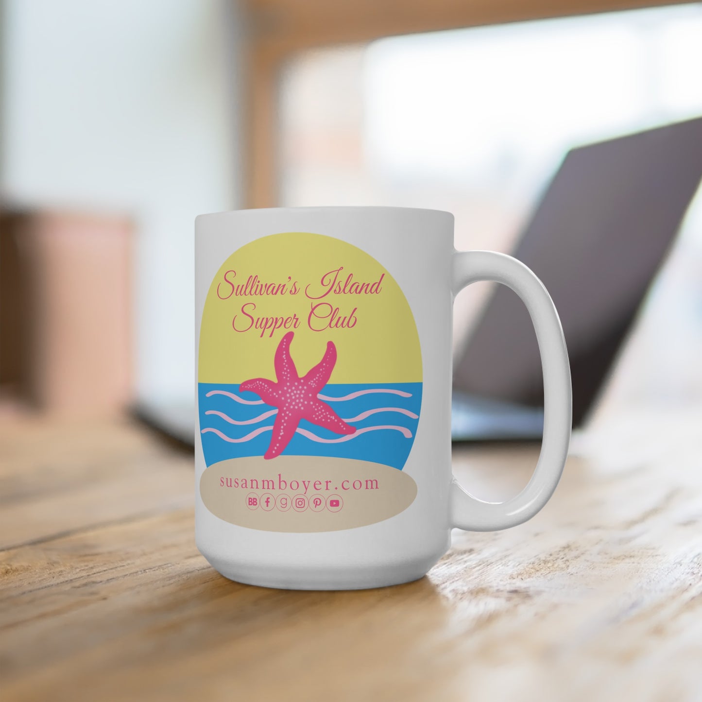 Sullivan's Island Supper Club Ceramic Mug - 15oz