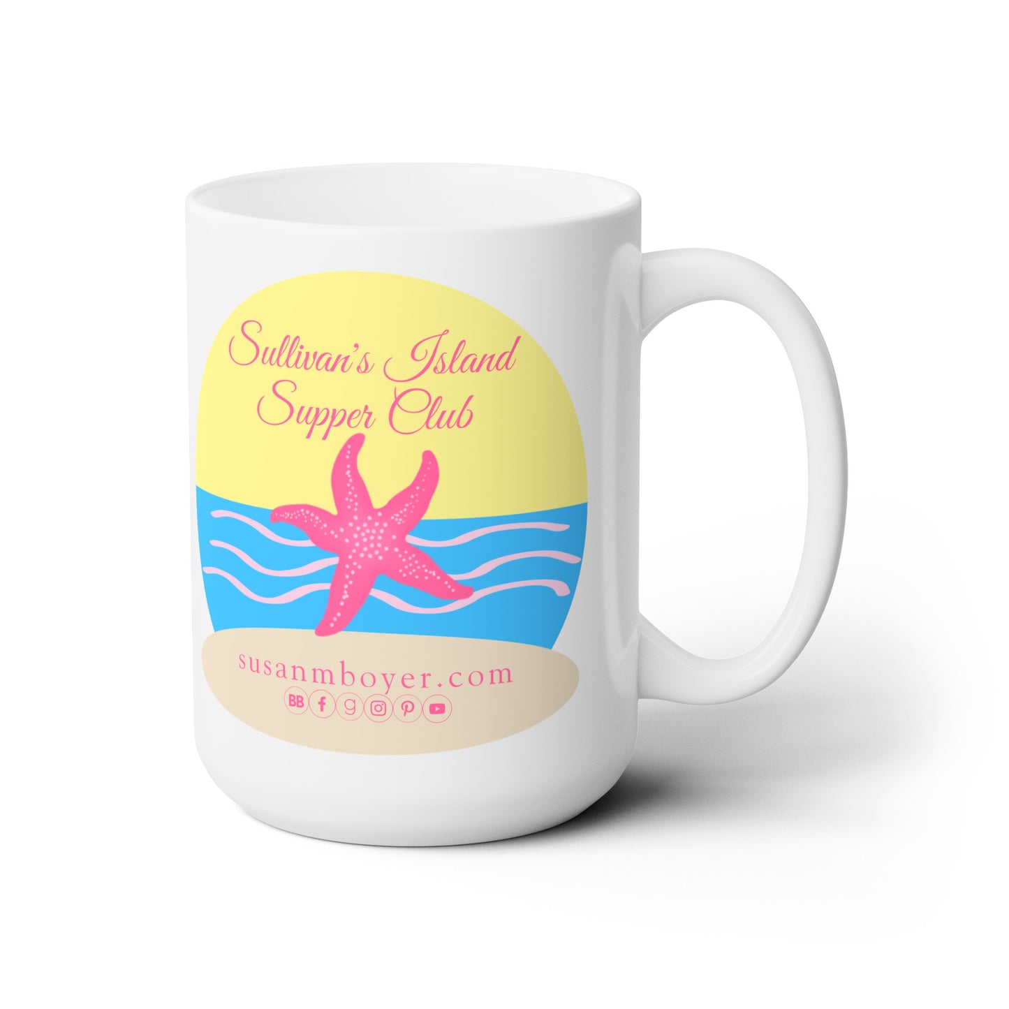 Sullivan's Island Supper Club Ceramic Mug - 15oz