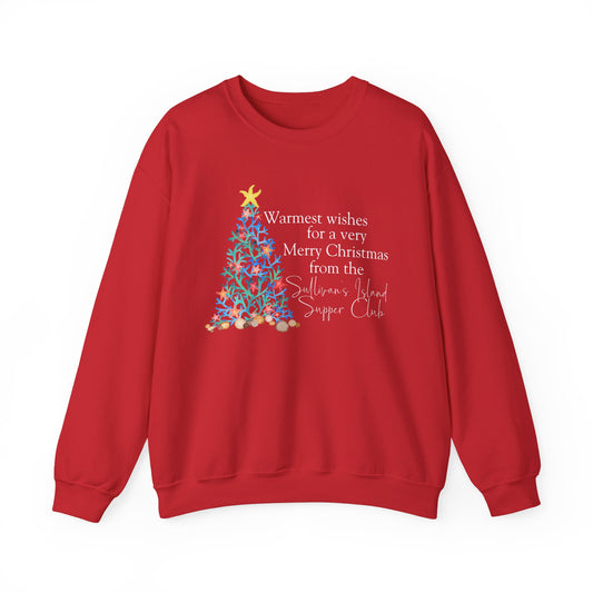 Merry Christmas from the Sullivan's Island Supper Club - Unisex Heavy Blend™ Crewneck Sweatshirt